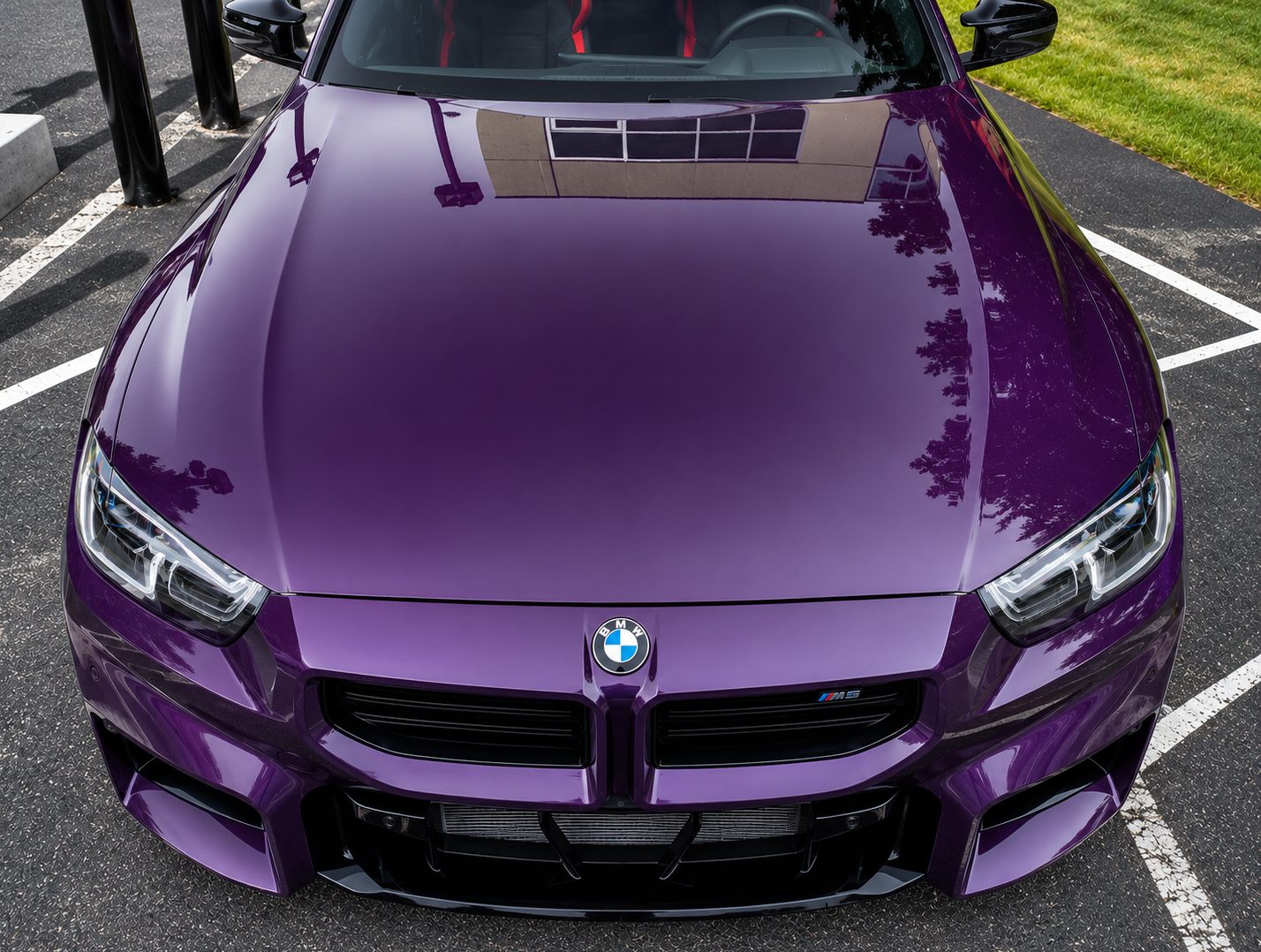 The same paint after multi-stage correction
